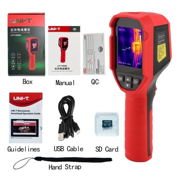 Тепловизор UNI-T UTIi120S потери тепла