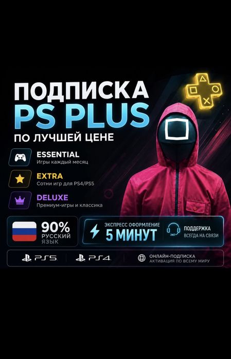 PS4 PS5 скидки Успей!!! годовые тарифы Essential, Extra и Premium