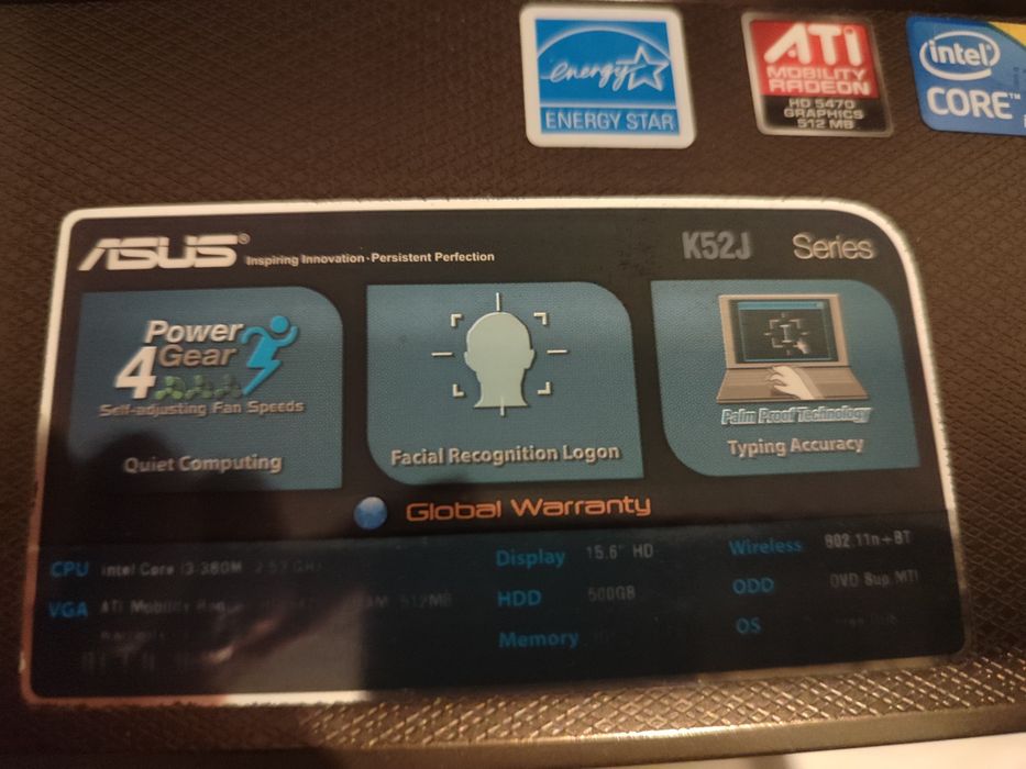 Laptop Asus i3-2.53Ghz