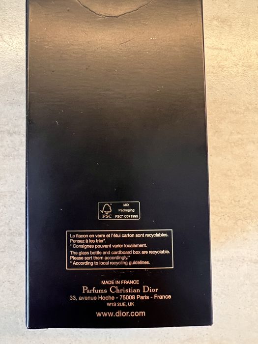 Dior Homme Parfum versiunea veche