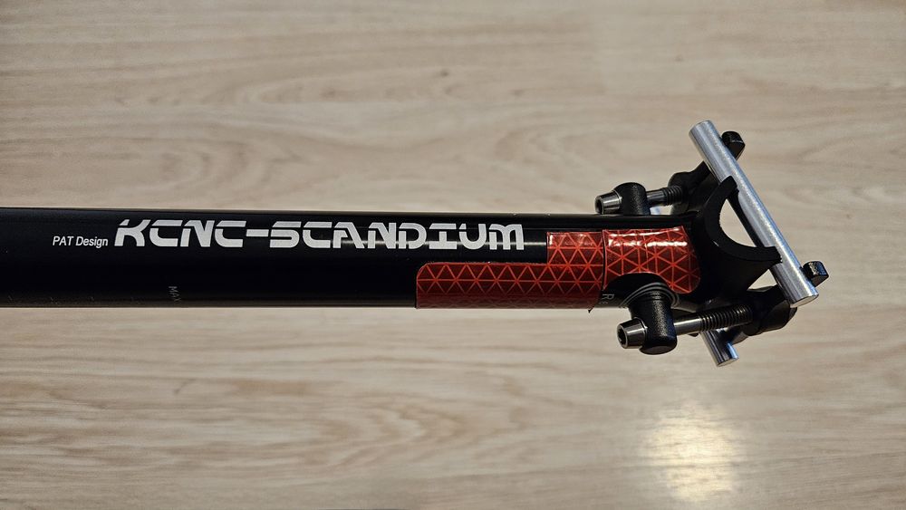 Tijă șa KCNC Ti Pro Lite 8000 - 27,2mm/350mm