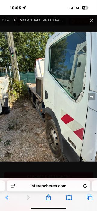 Nacela nissan cabstar 10 metri