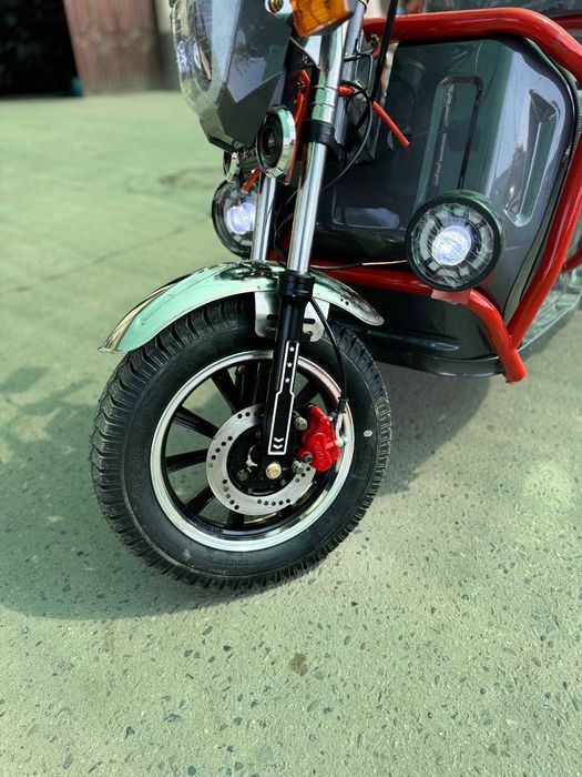 trisikl, skuter, elektro trisikl, moto, stakan