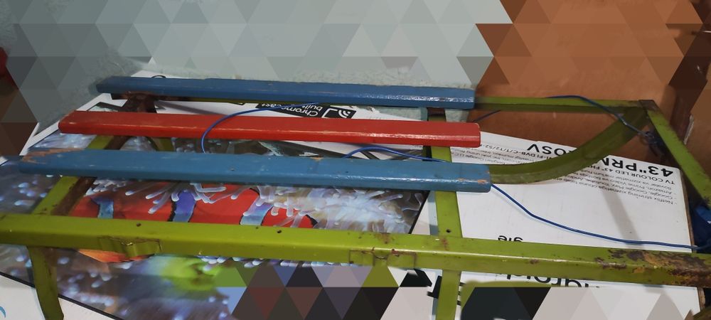 Санки советские металлические крепкие. Большие.