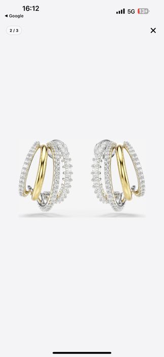 Обеци на Swarovski