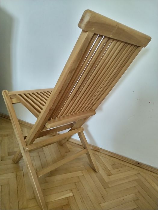 Scaun pliabil din lemn