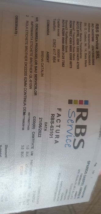 Vând imprimanta  brother noua