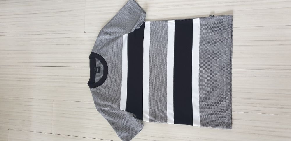 Hugo Boss Colourblock Mercerised Pique / M НОВО! ОРИГИНАЛНА Тениска!