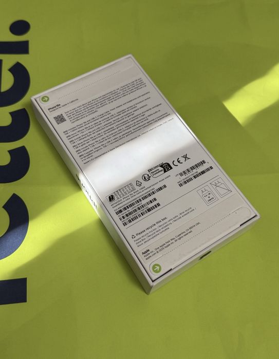 ЗАПЕЧАТАН 128GB iPhone 16e Гаранция Yettel 2029г. 16 e Black