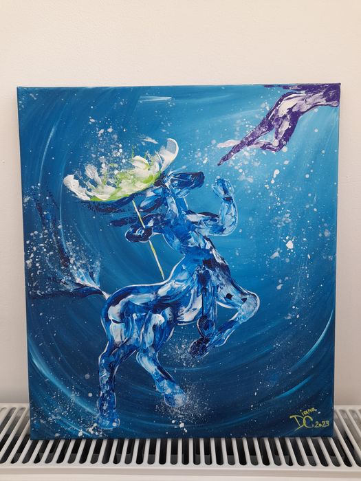 Tablou culori acrilice