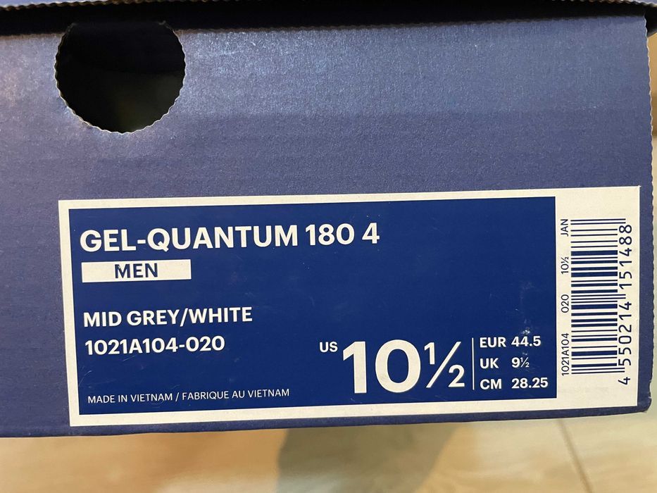 asics GEL-QUANTUM 180 4 мъжки маратонки номер 44,5