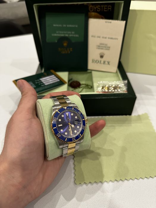 Rolex submariner date Oyster, 41 mm, Oystersteel and yellow gold