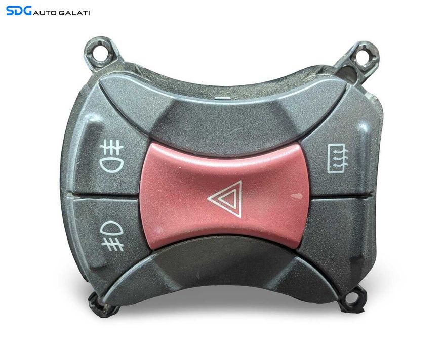 Panou Buton Butoane Avarii Proiectoare Ceata si Dezaburire Luneta Fiat Doblo 2002 - 2008 Cod 7354198620E [LR4457]