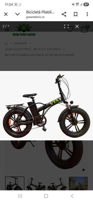 Vand bicicleta electrica Volta