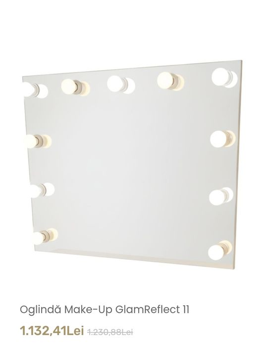 Oglinda beauty dormitor,living,salon înfrumusețare. Se emite factură