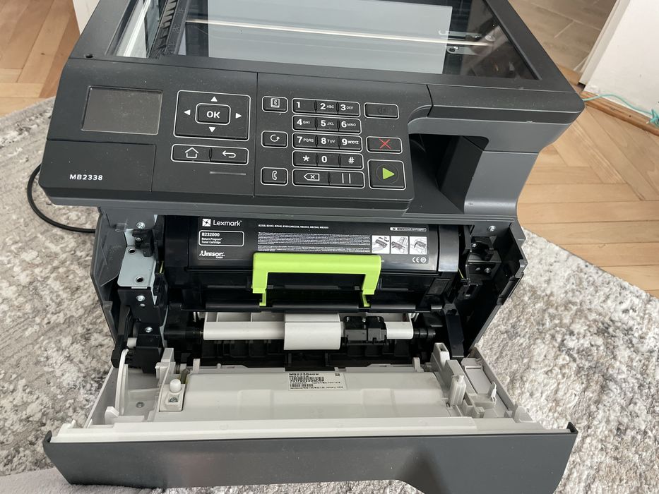 Imprimantă Lexmark MB2338 – laser, WiFi, duplex, ADF, aproape nouă
