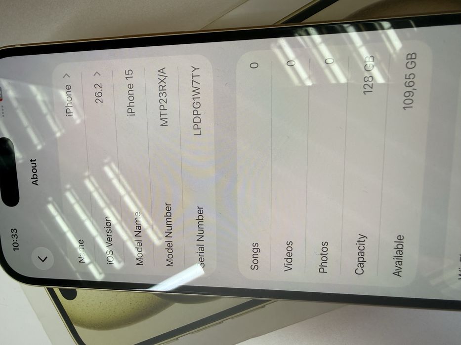 iPhone 15 Жълт 128гб