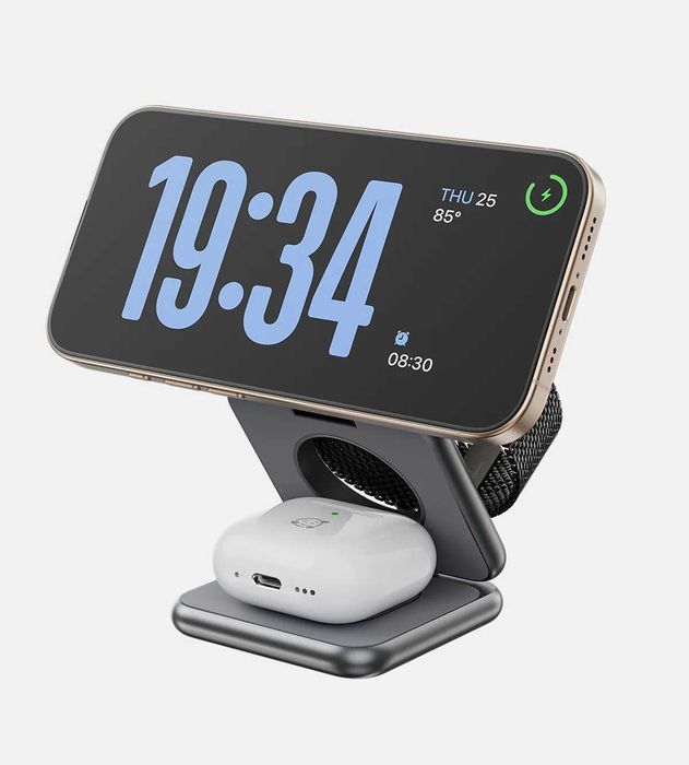 KUXIU X40 3-in-1 MagSafe Foldable Charging Stand sotiladi.