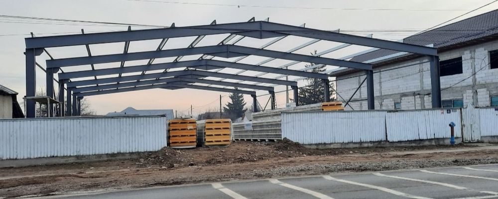 Hale metalice structuri metalice la super preț