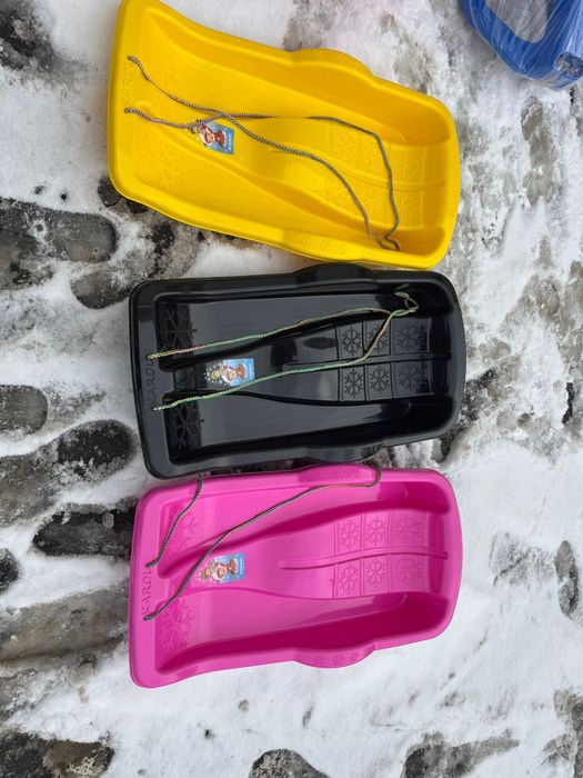 Sanie plastic bob copil diverse culori