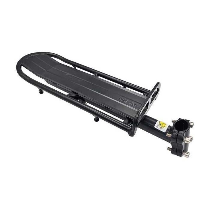 Универсален багажник за велосипед, Метален, Черен, 35х12см, До 10кг.