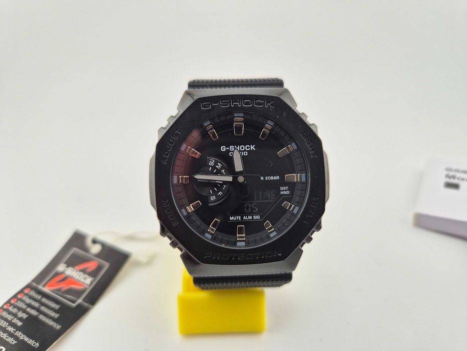 Ceas Sport Casio G shock GM 2100n 2aer, full black  Metal .Nou, Garantie 2 ani