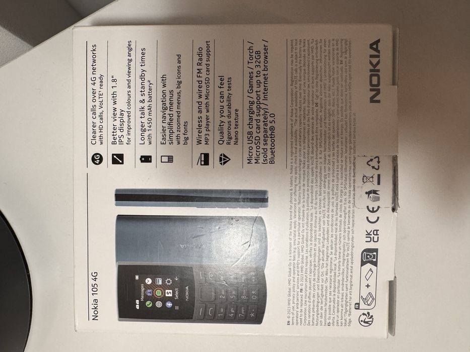 Nokia 105 4g пълен комплект
