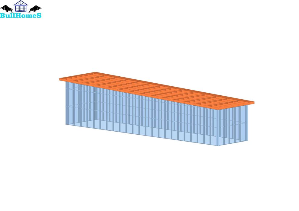 Бунгало,Павилион,Преместваеми,Модулни,Жилищни-62.4м² - 15.6м x 4м