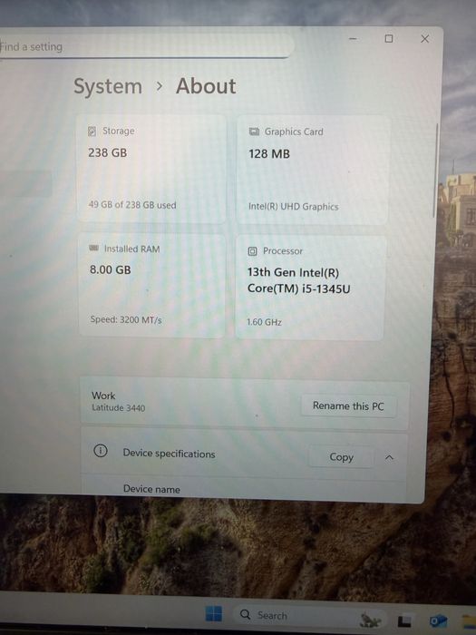 Laptop Dell latitude 3440 intelcore i5