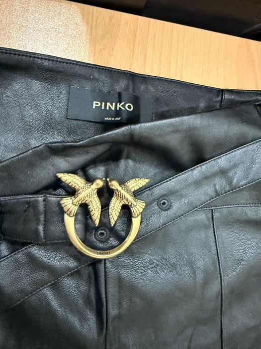 Pinko кожен панталон