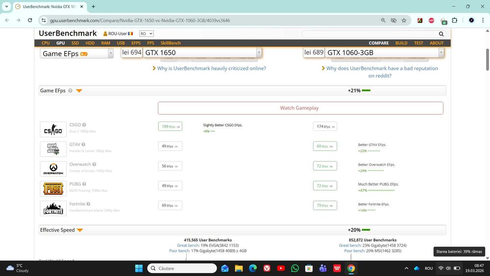 PC i5 8400 16gb Ddr4 Video Gtx 1060 3GB ssd+hard calculator gaming
