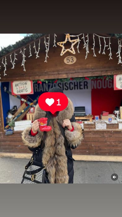 Зимно яке с естествен пух