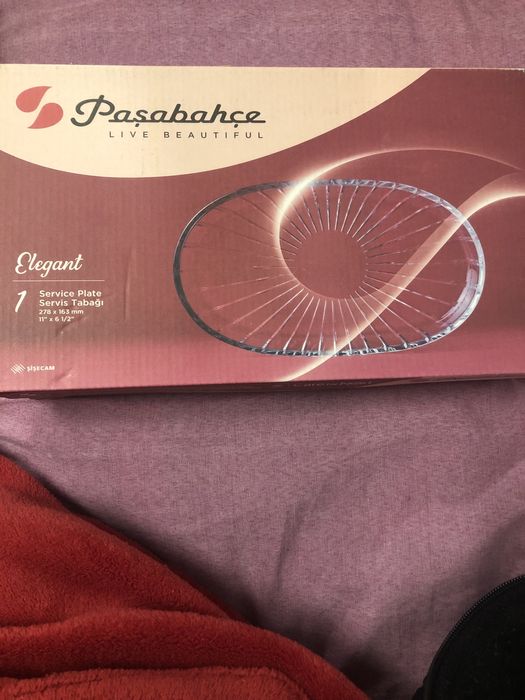 Стъклено плато за сервиране