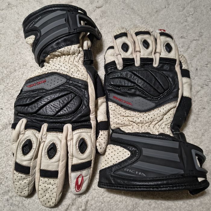 Mănuși moto vară din piele naturală, Richa, S