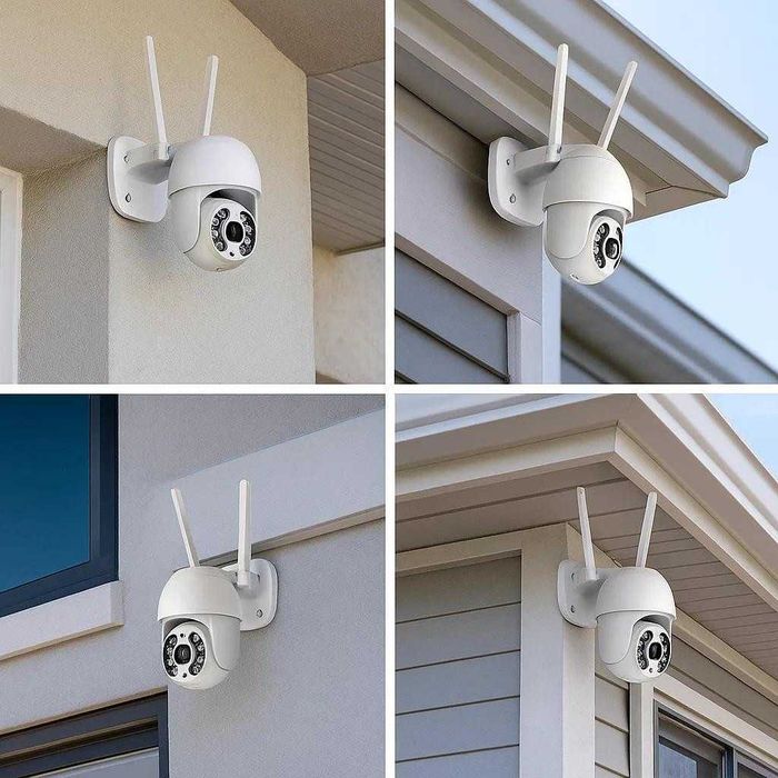 Безжичен WiFi комплект с 4 камери 4К Ultra HD+DVR за видеонаблюдение