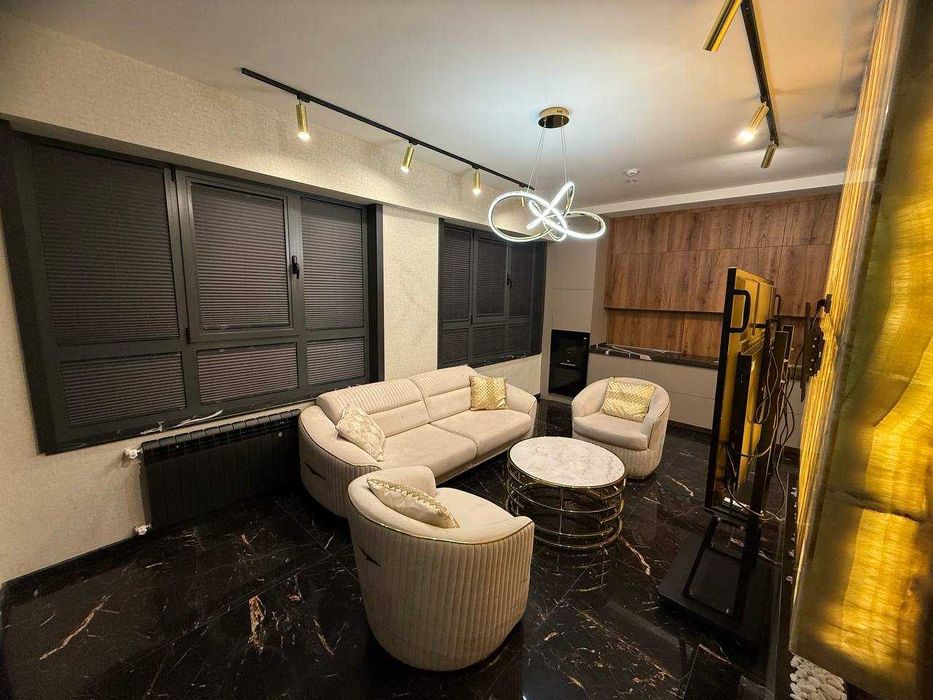 Akay City 4 комнатная на 24 этаже, Люксовый ремонт под ключ