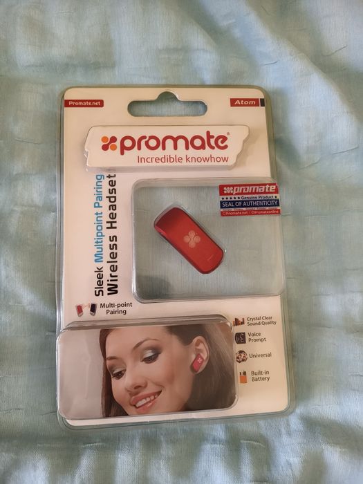 Promate Atom sleek multipoint pairing wireless headset