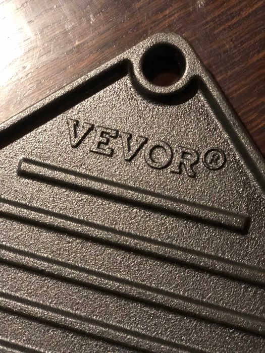 Чугунена плоча за газово барбекю VEVOR-24,64 см.х42.42 см.-ново