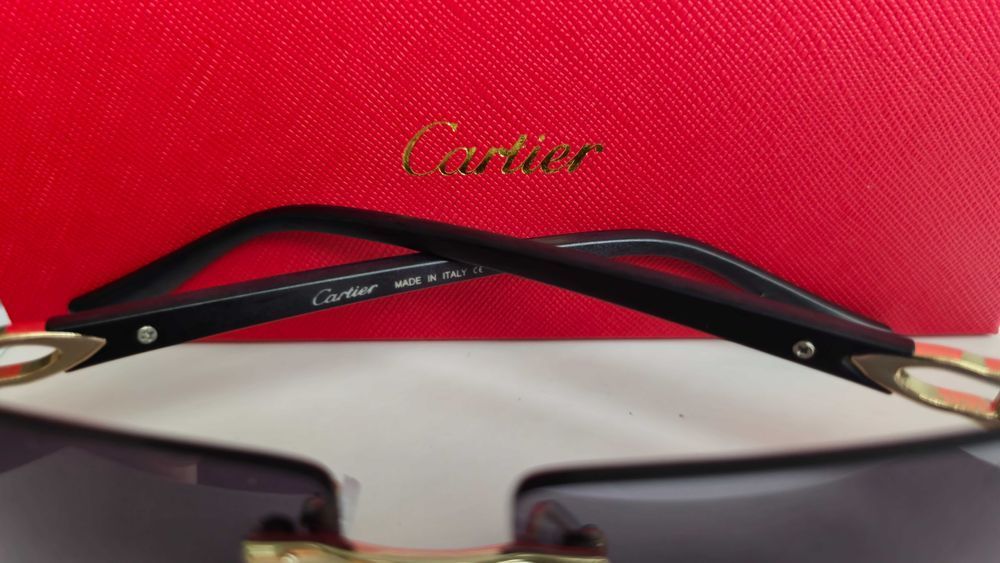 Ochelari de soare Cartier Horn Black