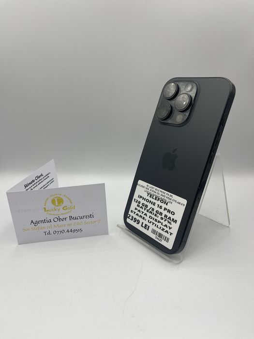 Iphone 16 Pro 128GB / 97% Bat / Pata Display / FACTURA/GARANTIE #54625