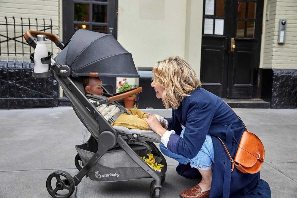 ПРОМО Нова 2г Гаранция Лятна Детска Бебешка Количка Ergobaby Metro+ Deluxe, 0-4 г, 0-22 кг, Сива