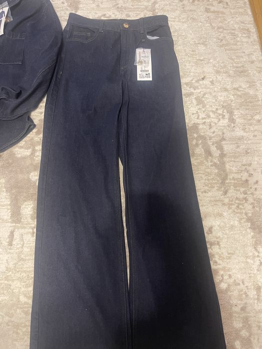 Set dama blugi largi si camasa cu nasturi aurii New Yorker