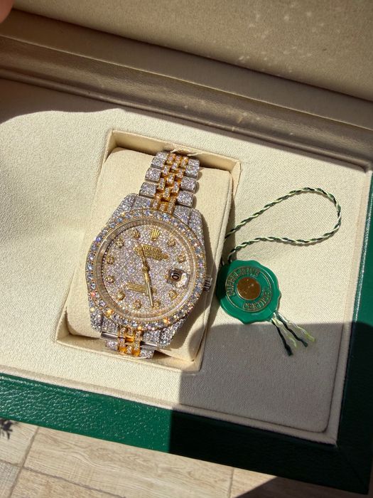 Rolex Datejust Moissanite Iced Out