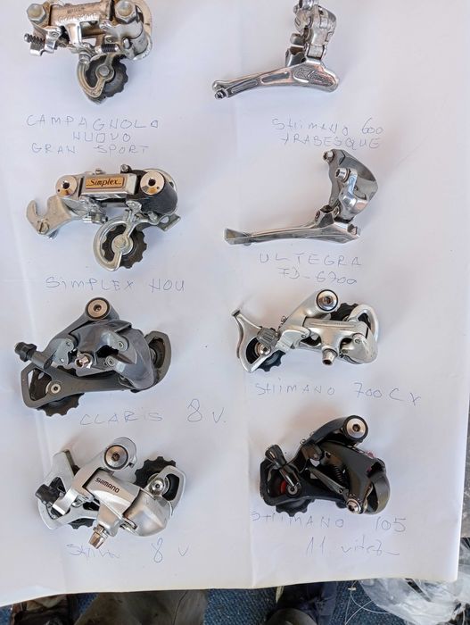 Piese cursiera Campagnolo Shimano Simplex manete si Schimbatoare 8 9 V