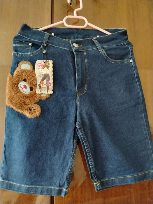 Дамски дънки в син цвят