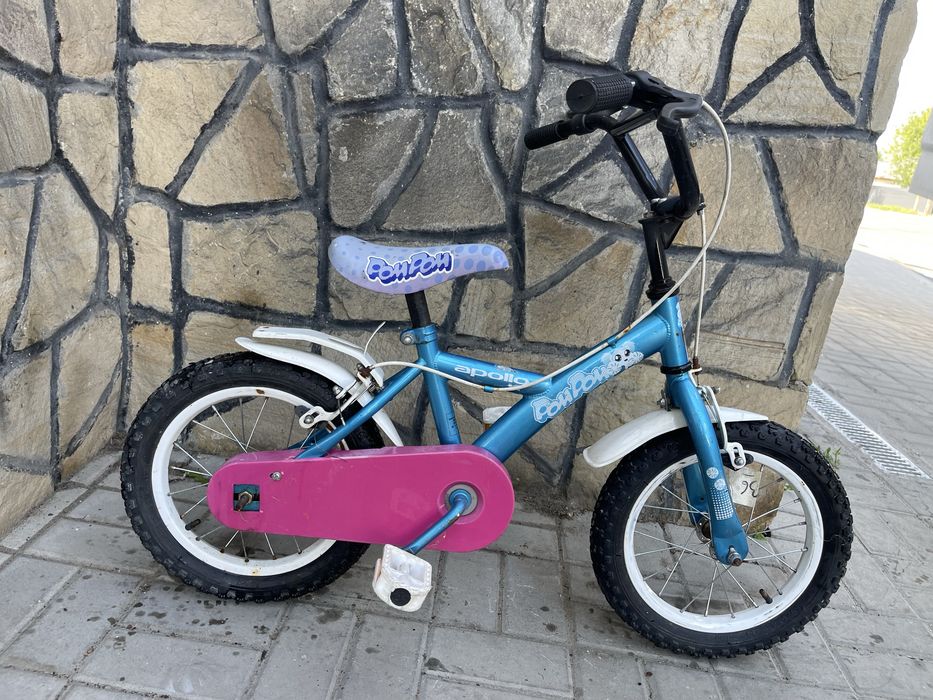 Bicicleta copii pompom roti 14”