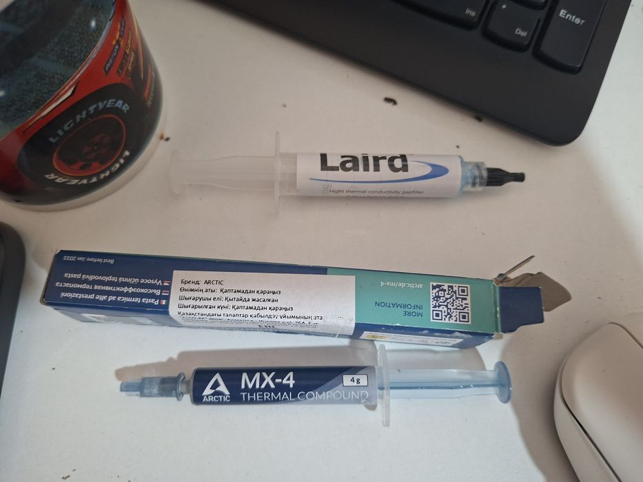 Термопаста жидкий термопрокладка MX-4 Laird