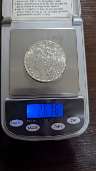 1 доллар США 1896 Моргана