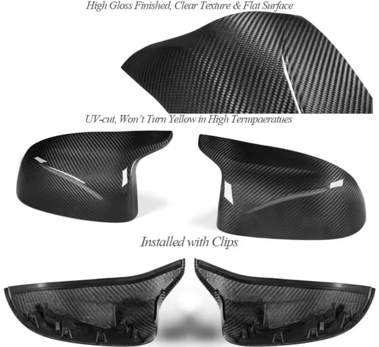Capace oglinzi Dry full Carbon BMW X5M F95 X6M F96 F97 X3M F98 X4 XM
