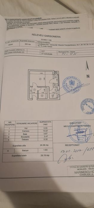 Garsoniere în Ostroveni și 1 Mai